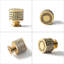 Multipack de boutons cylindriques en cristal-51898452