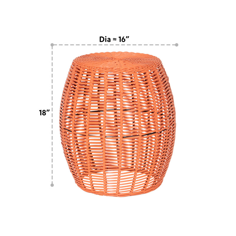 Table de bout Araddhna, Orange