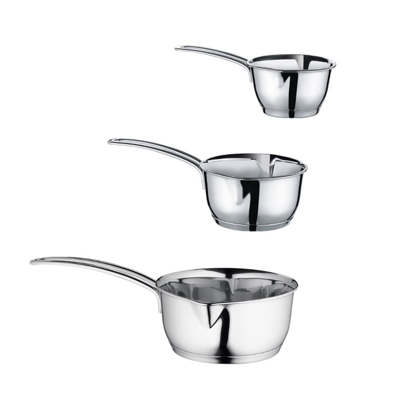 Non-Stick Stainless Steel Saucepan Set 