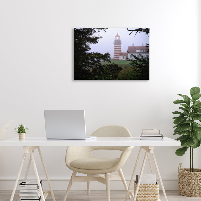 Toile Socked In By Fog, design par Rick Berk, H 16 po x l 24 po