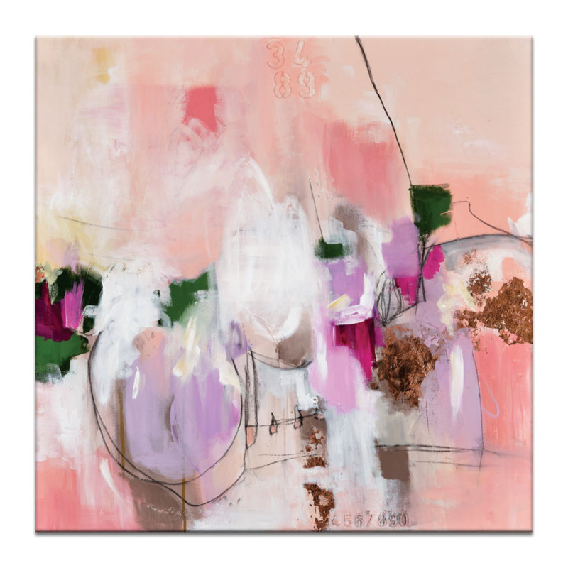 Julie Ahmad - Print on Canvas, Wrapped Canvas, 76cm H x 76cm W