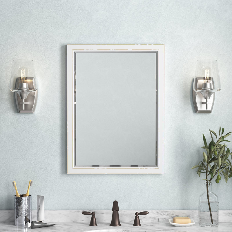 Herbst Flat Mirror, 24" x 18", White