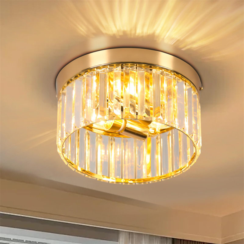 Armin Flush Mount, Gold