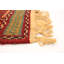 Tapis rouge en laine tissé à la main Defries