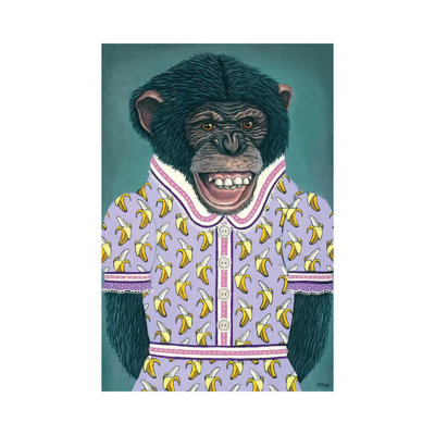 «Charity's Banana Dress» par Marisa Ray - peinture sur toile tendue