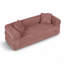 Grand canapé-lit convertible 3-en-1 grand lit, sans lit, futon, canapé-lit pliable avec poches de rangement, compression dans une boîte-2104182604