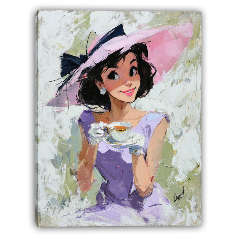 Tea Time Charm Wrapped Canvas Wall Art