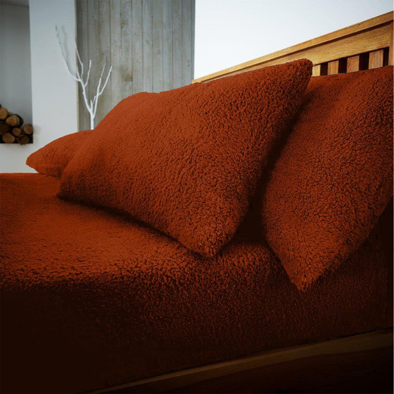  Teddy L75 x W50cm Medium Support Pillow, Burgundy