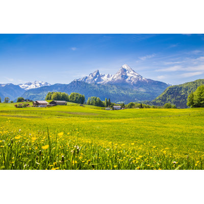 Idyllic Landscape by Bluejayphoto - Wrapped Canvas Print