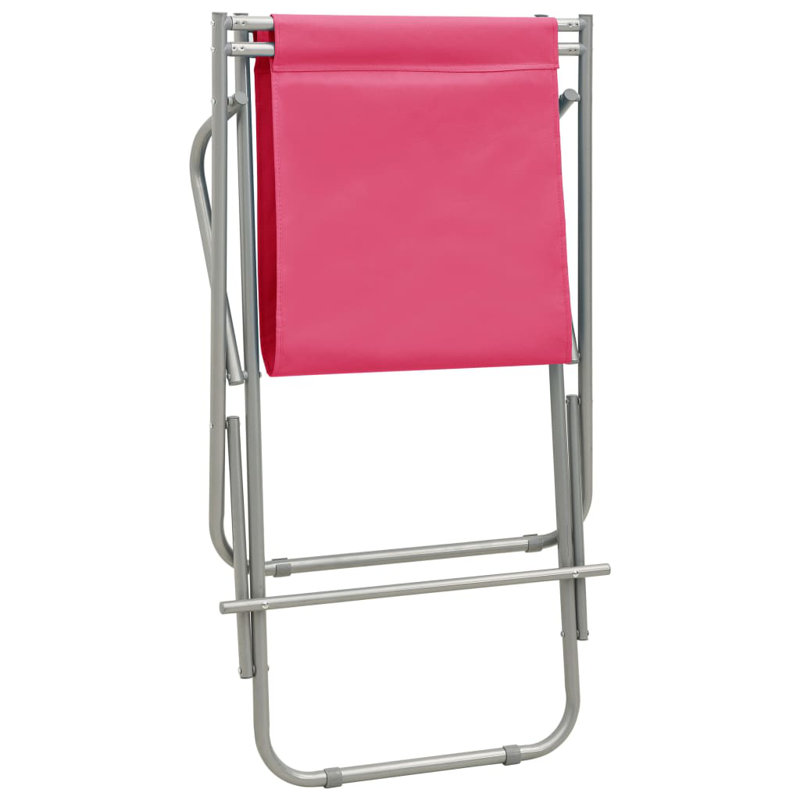 Ambia Folding Deck Chair, Pink