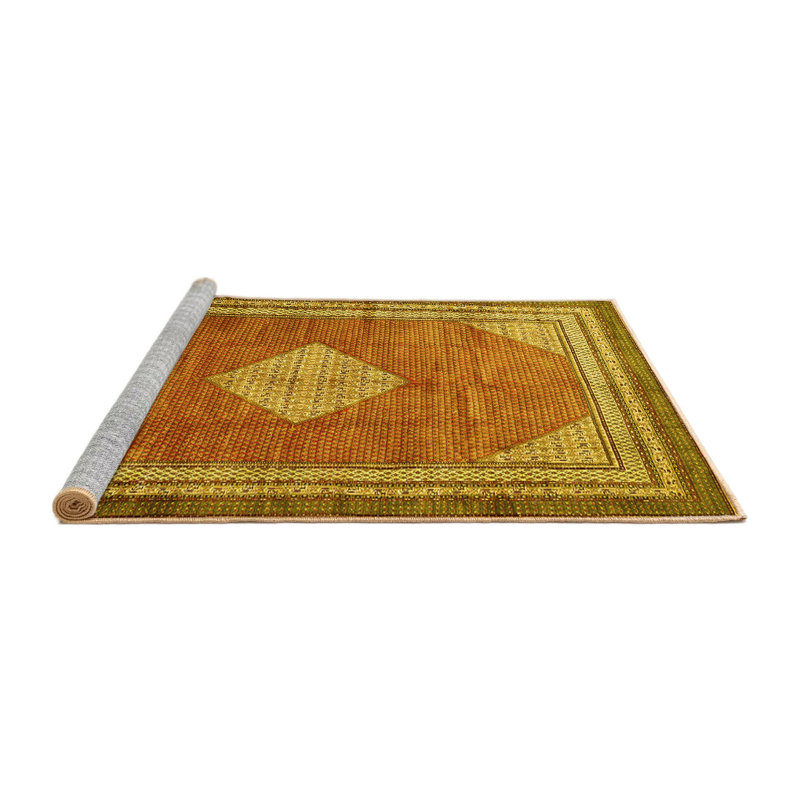 Washable Oriental Indoor Rug, Square 6'