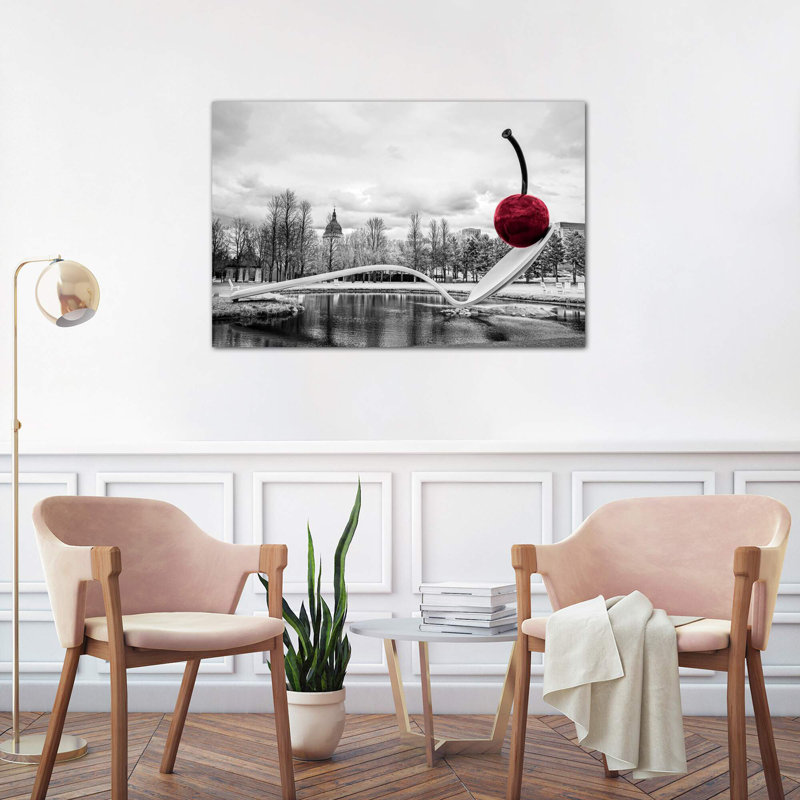 Cherry Spoon by Eric Schech - Print on Canvas, No Frame, 101.6 cm H x 66.04 cm W x 3.175 cm D