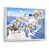 Cadre flottant blanc