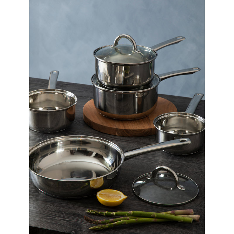 5 - Piece Stainless Steel Cookware Set