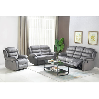 Ensemble de salon inclinable 3 pièces Fashank