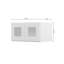 Meuble de cuisine mural, 2 portes, vitres non comprises, à monter soi-même, 30,5 cm (P) x 61 cm (L) x 30,5 cm (H), blanc-120544275