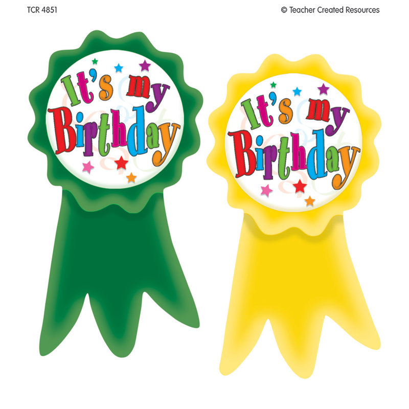 Rubans d'anniversaire portant des insignes
