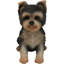 Adorable figurine de décoration de chiot Yorkie Terrier