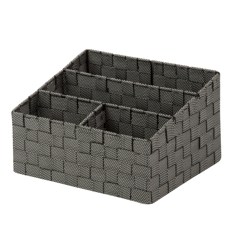 Organisateur de bureau Bouse, Noir / blanc