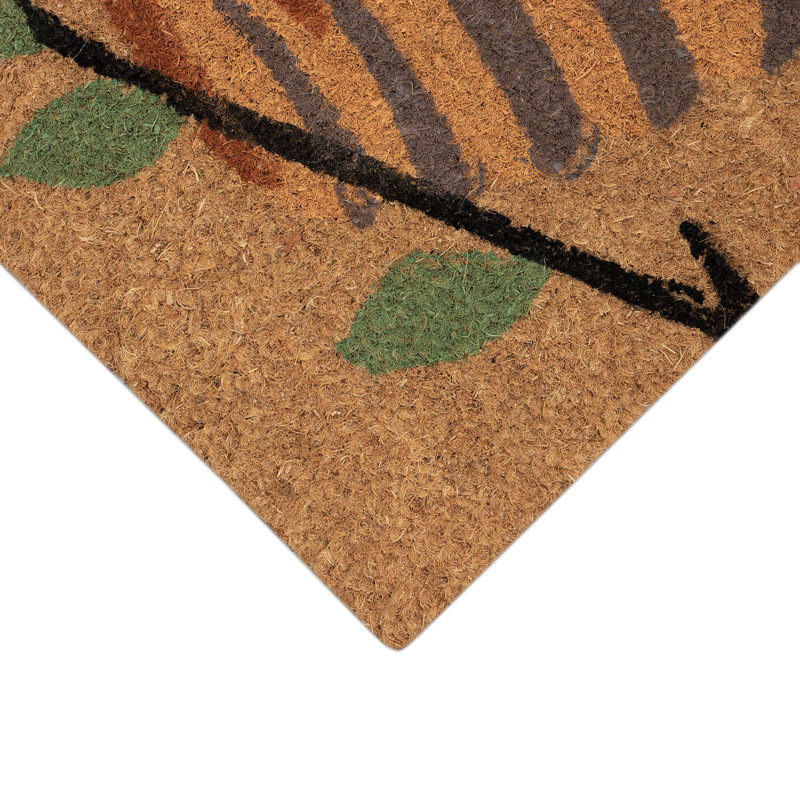 Tapis de porte d'extérieur 36 po Jaelynn, Rectangle de 2 pi x 3 pi