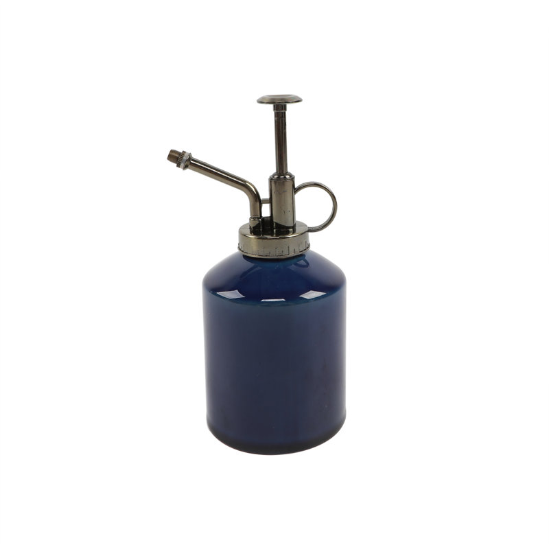 Vase de table en céramique Keayvin, H 7 po x l 3,5 po x P 3 po, Bleu