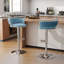 Tabouret de bar pivotant avec dossier Ginko-882844525-879315297