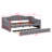 Upholstered Daybed With LED Belt And Trundle-997306289