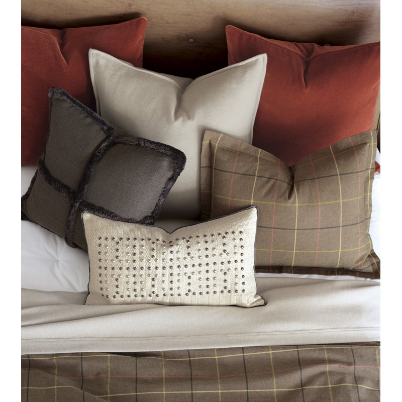 Ensemble de housse de couette en mélange de coton à motif géométrique Alpine
