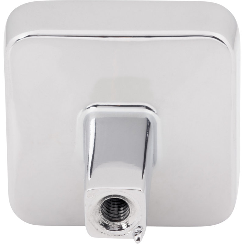 Whitlock Square Knob, Polished Chrome