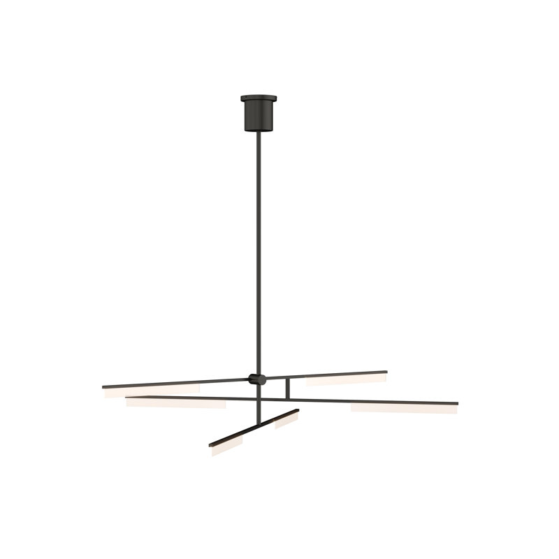 Klee 6 - Light LED Chandelier, Black