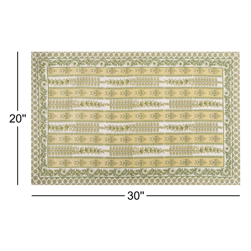 Avignon Provence Tea Towels 20" x 30", Pistache