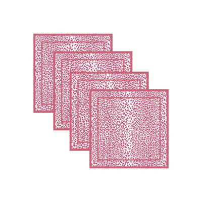 LINENS Serviettes léopard 20 x 20