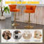 Chaise de bar rotative en velours à 360 ° (sans la table)-136236582