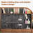 Elegant Walnut L-Shaped Desk & Versatile Bookshelf Set