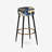Celestial Blue Damask Mirage - Damask Bar Stools Set Of 2