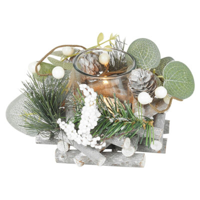 Wood Tabletop / Centrepiece Tealight Holder