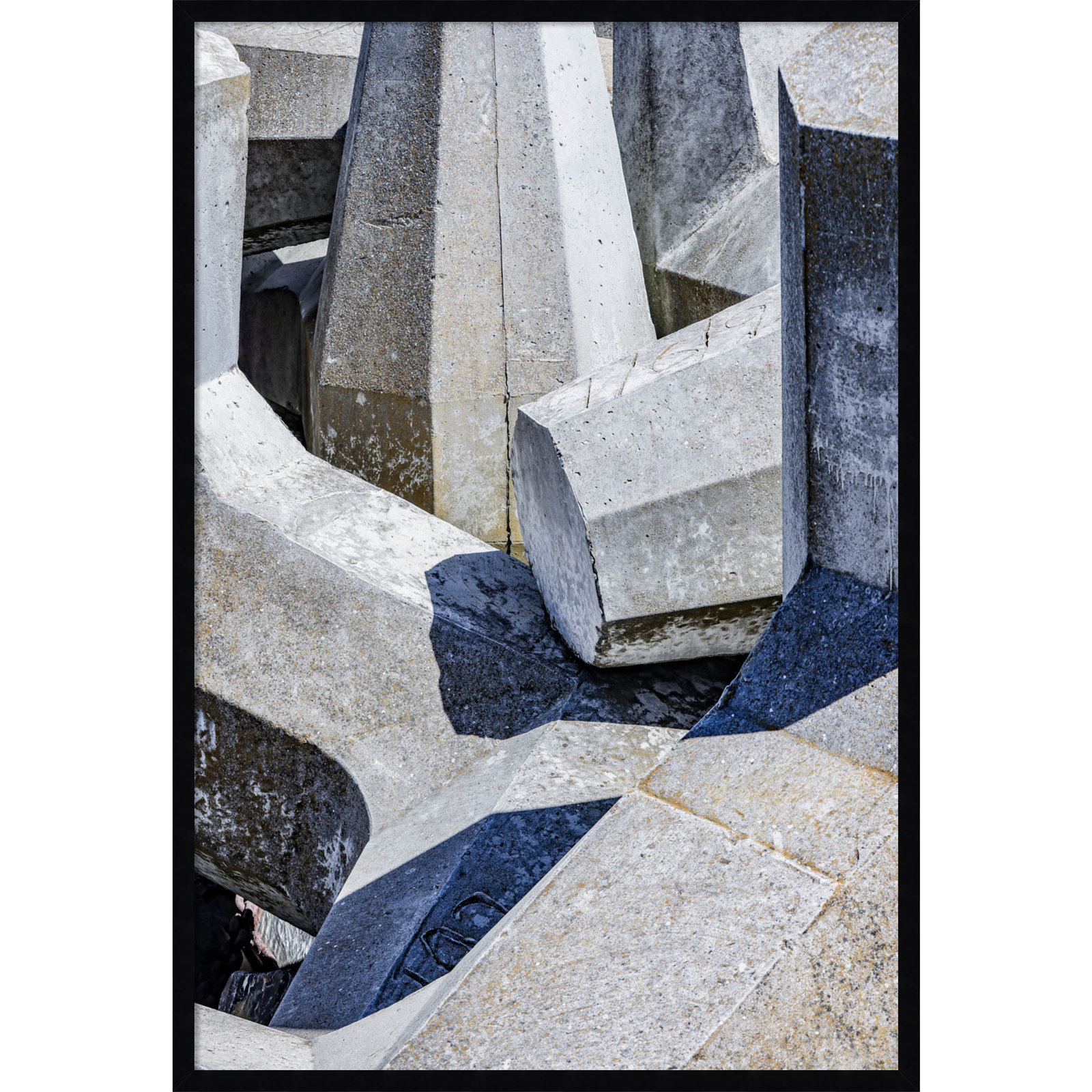 Pankow "Geometric 02" Print, Black, 41" H x 28" W