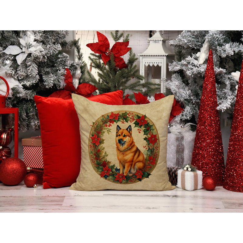 Coussin Christmas, 14 po x 14 po, Carré
