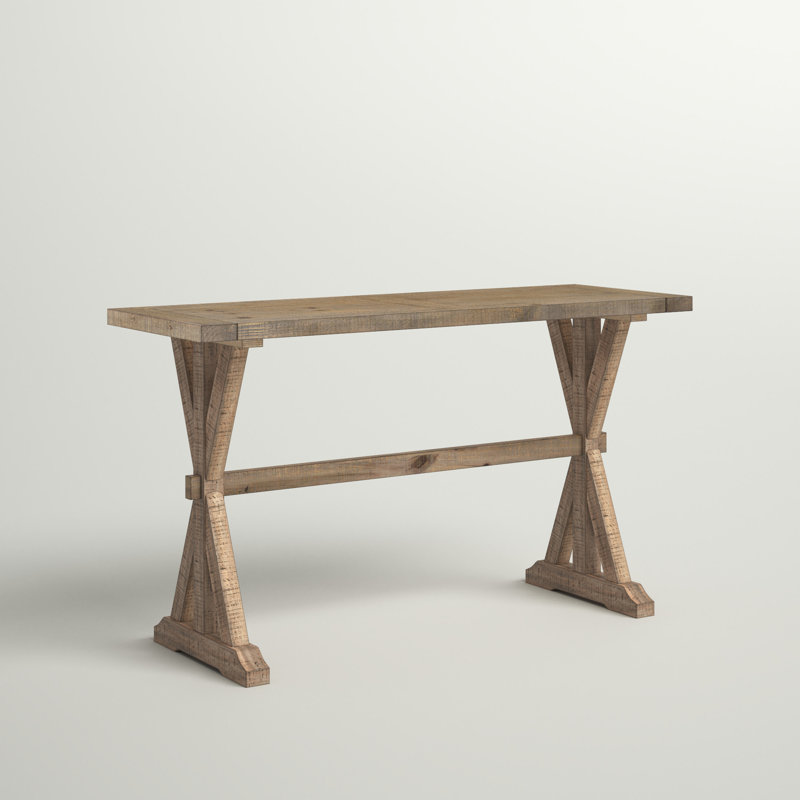 Console en bois massif de 52 po Potrero