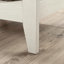 Bureau en L, finition blanche