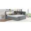 Lit plateforme en bois avec lit gigogne-117194066-117194069