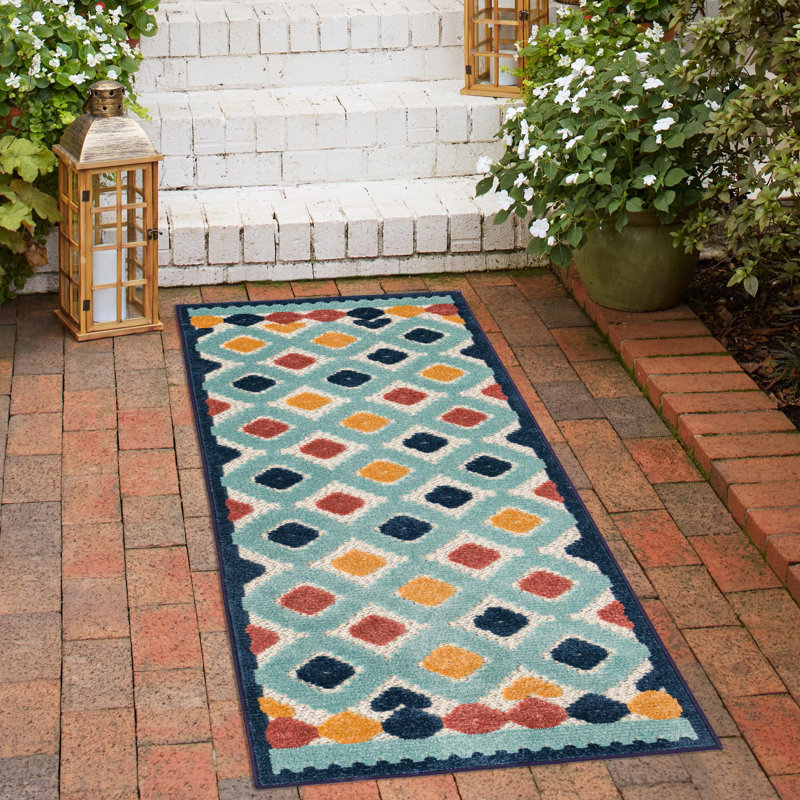 Haynie Indoor/Outdoor Rug Ivory, Runner 2' x 10'