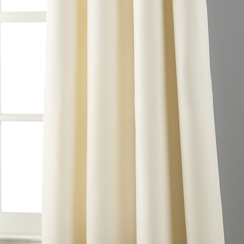 Anniston Blackout Single Curtain Panel, Ivory