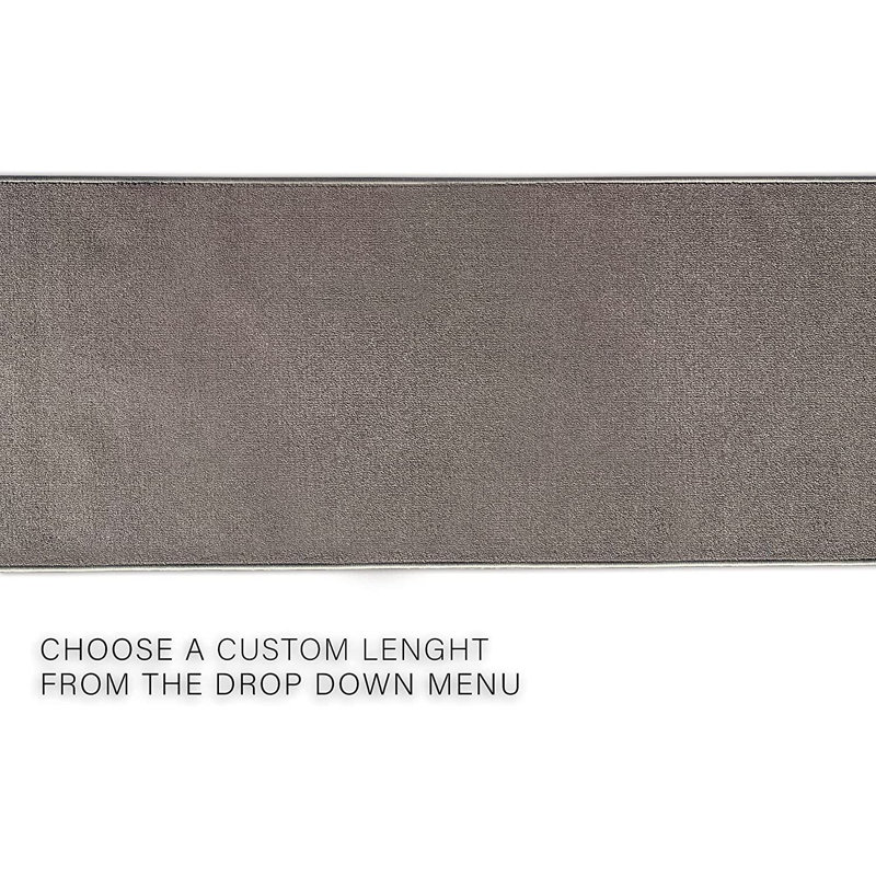 Machine Woven Dark Gray Area Rug, Runner 2'2'' x 24'