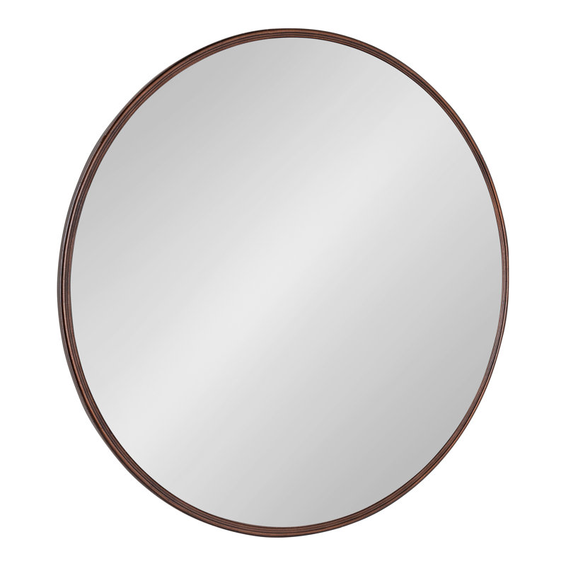Minuet Engineered Wood Flat Mirror, 30" x 30", Bronze