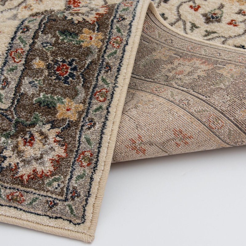 Tapis oriental beige Douty, Rectangle 7 pi 10 po x 9 pi 10 po