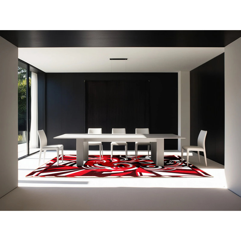 Tapis Crimson Eclipse, Rectangulaire 2 pi x 3 pi