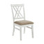 Ensemble de salle à manger de style moderne avec finition chêne et rallonge 6 chaises d'appoint rembourrées-1845447714-1845447726-1845447727