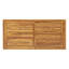 Ensemble de salle à manger extérieur en bois 3 pièces