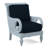 Grandview Shutterback Accent Chair-61919042-61919080